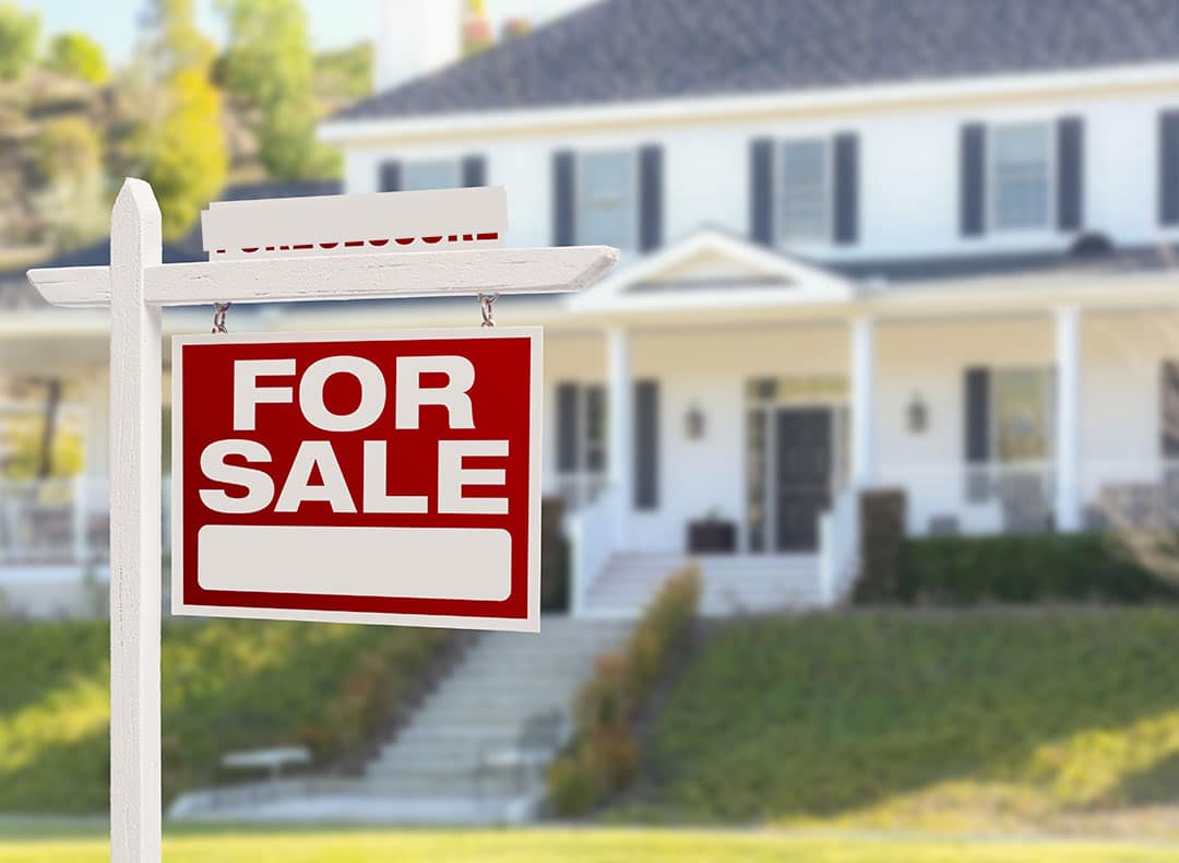 For Sale Sign In Front Of A House | Estate Attorneys | Myatt & Bell, P.C.